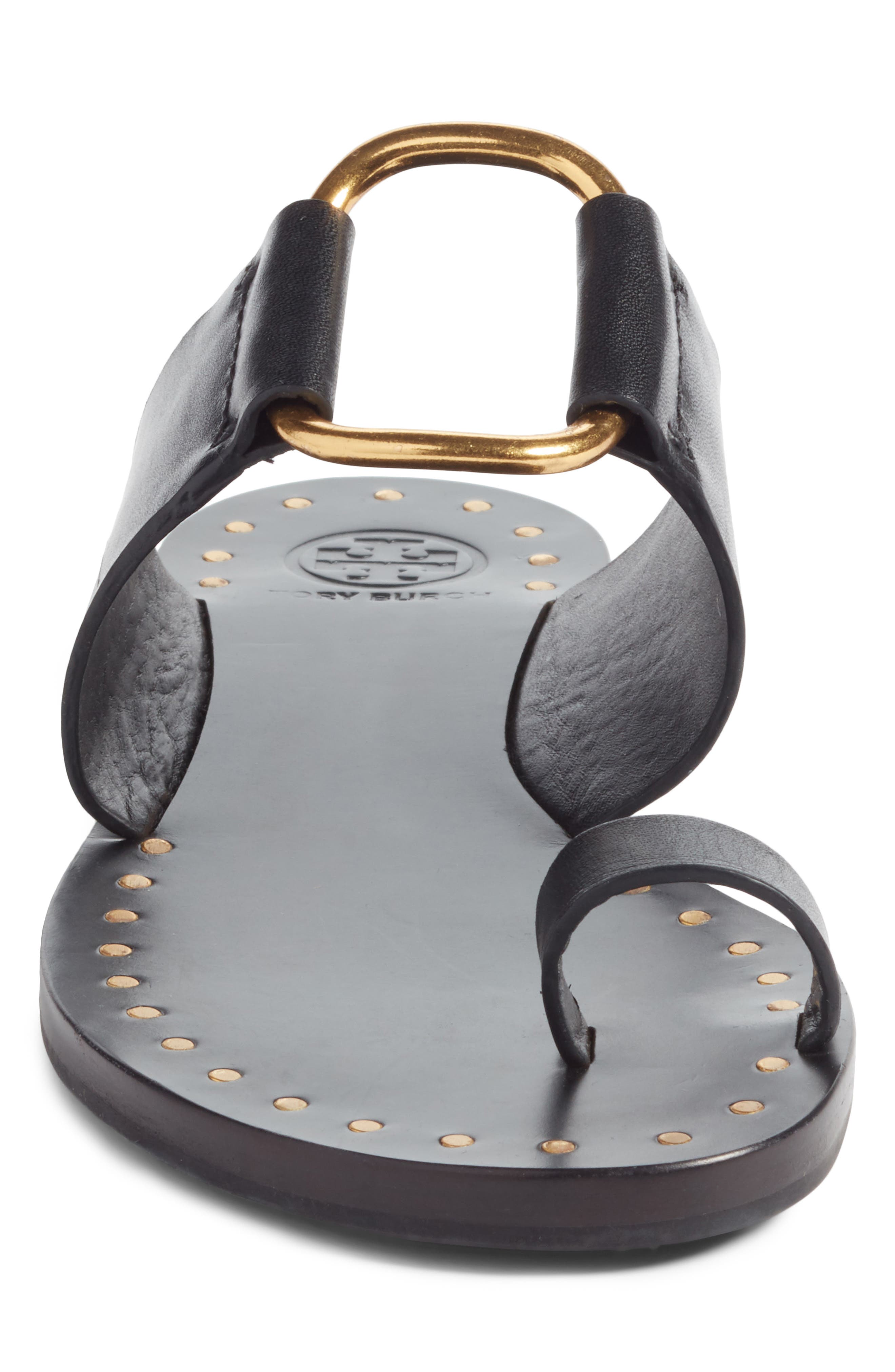 Tory Burch Brannan Studded Sandal, Alternate, color, 