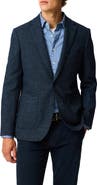 Rodd & Gunn Archibold Navy Slub Wool & Cotton Blend Sport Coat