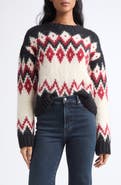 Veronica Beard Jessalyn Fair Isle Sweater