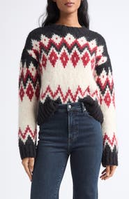 Veronica Beard Jessalyn Fair Isle Sweater