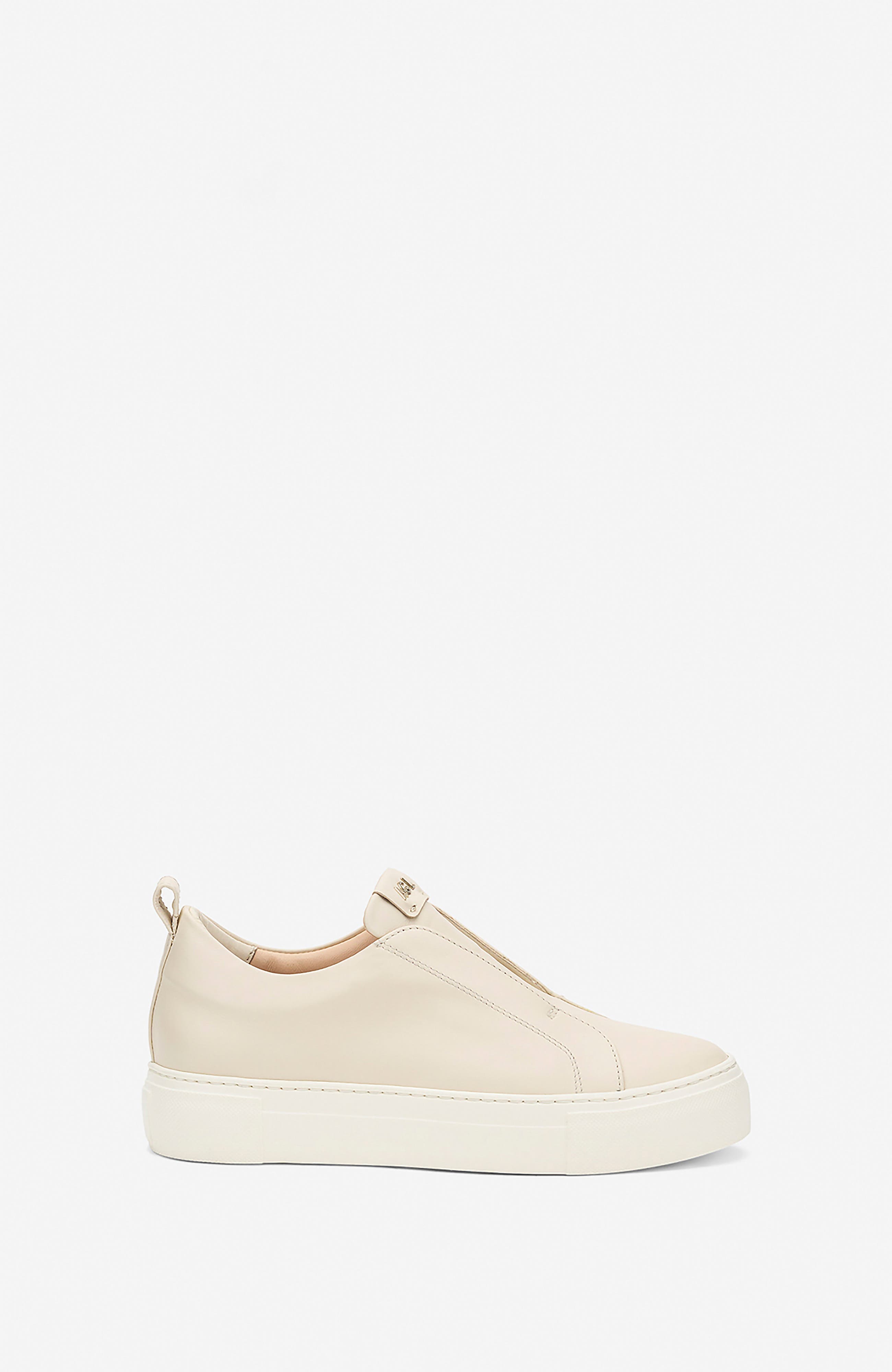 AGL Clementina sneaker in water-resistant velour, Main, color, Milky