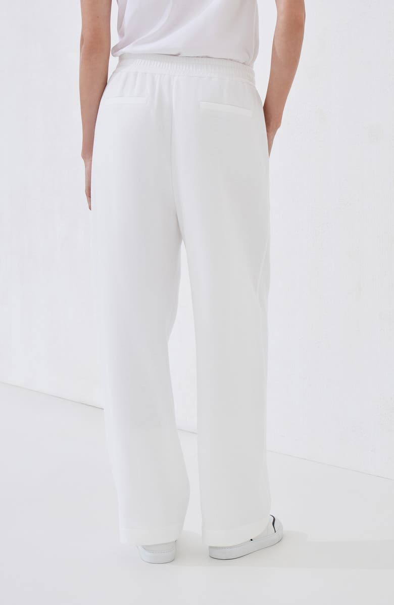 Brunello Cucinelli Pique Track trousers, Alternate, color, White