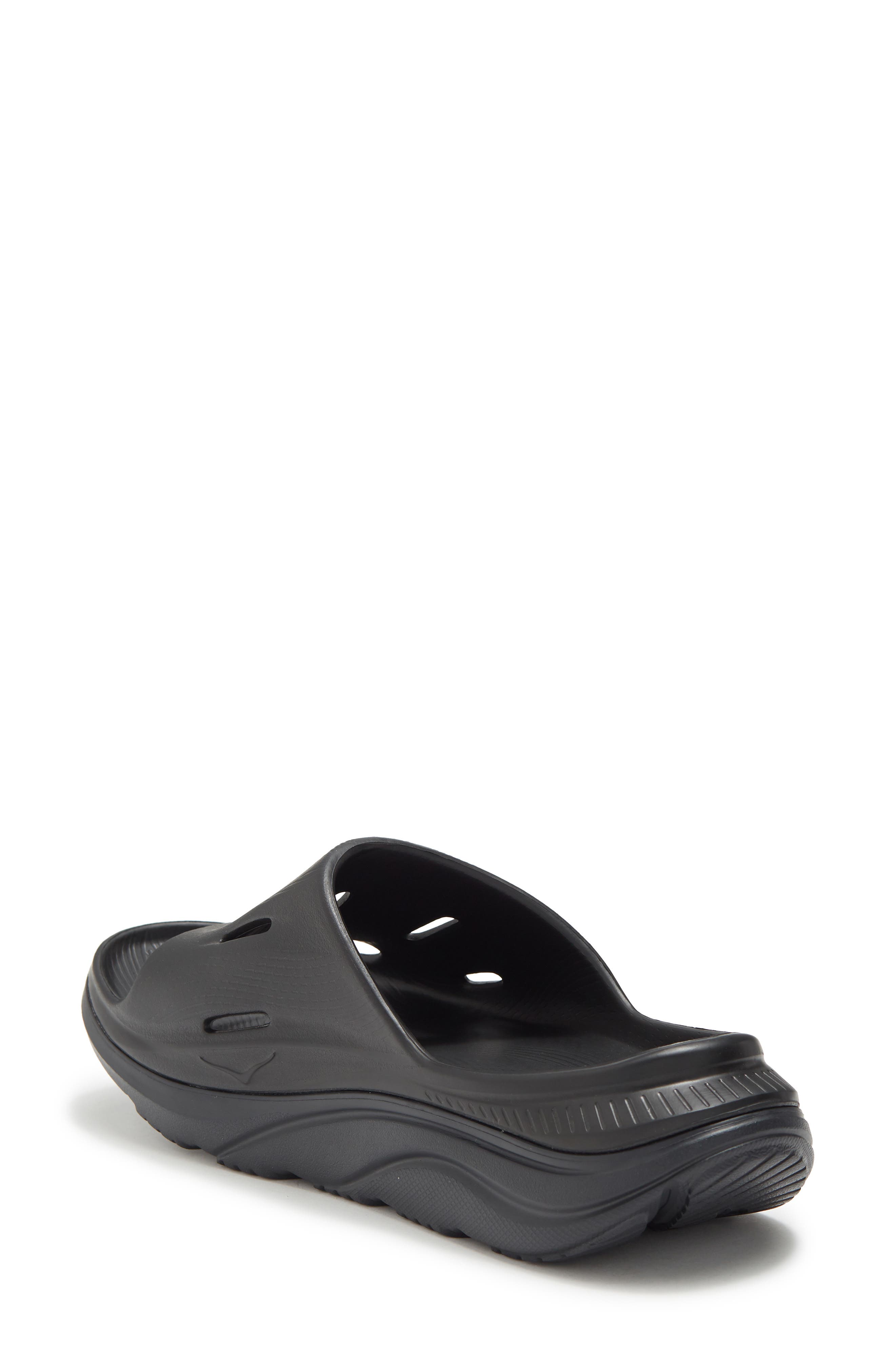 HOKA Kids
 Ora Recovery Slide, Alternate, color, Black