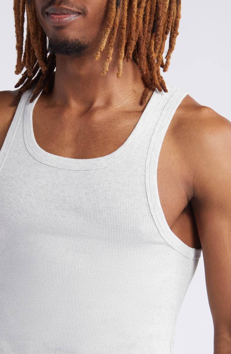 Elwood Malibu Cotton Rib Tank, Alternate, color, Vintage Ash Grey