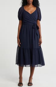 Julia Jordan Surplice Midi Dress