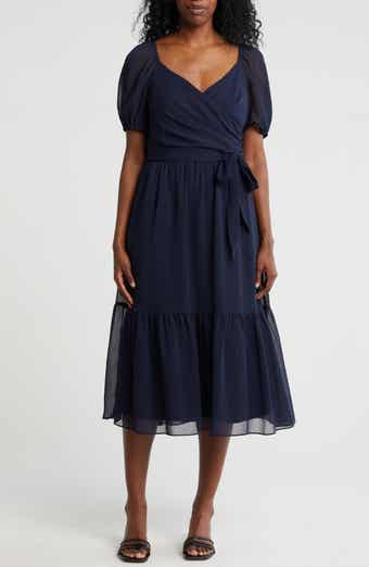 Julia Jordan Surplice Midi Dress