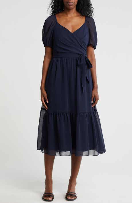 Julia Jordan Surplice Midi Dress
