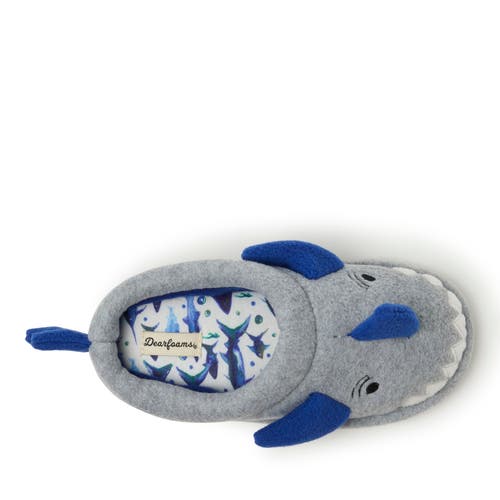 Dearfoams Peyton Animal Clog Slipper In Light Heather Grey