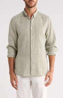 BOSS Liam Linen Dress Shirt