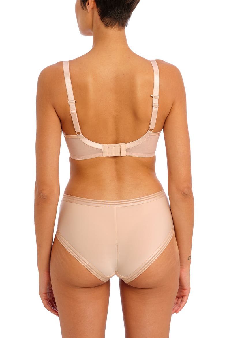 Tailored Geo Lace Boyshorts, Alternate, color, NATURAL BEIGE