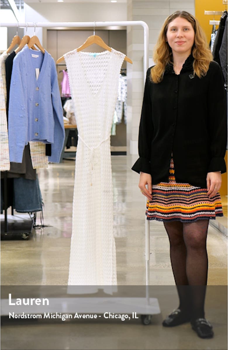 Annabel Open Stitch Cover-Up Dress, sales video thumbnail