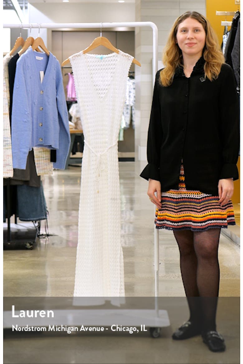 Annabel Open Stitch Cover-Up Dress video