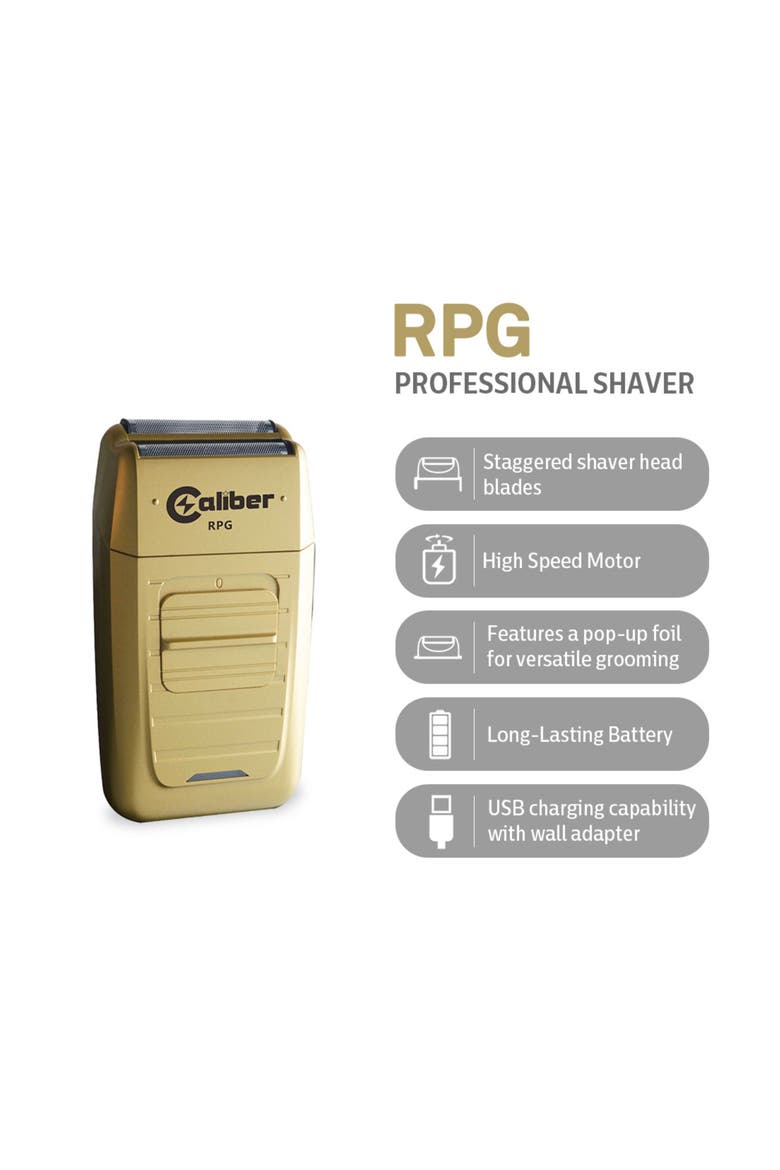 RPG Cordless Rechargeable Hair Trimmer, Alternate, color, Gold