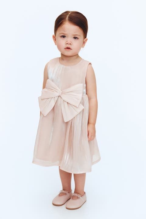Bow-detail Organza Dress