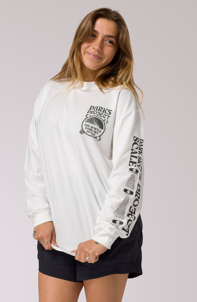 Parks Project Dark Sky Scale Long Sleeve Tee, Alternate, color, Marshmallow