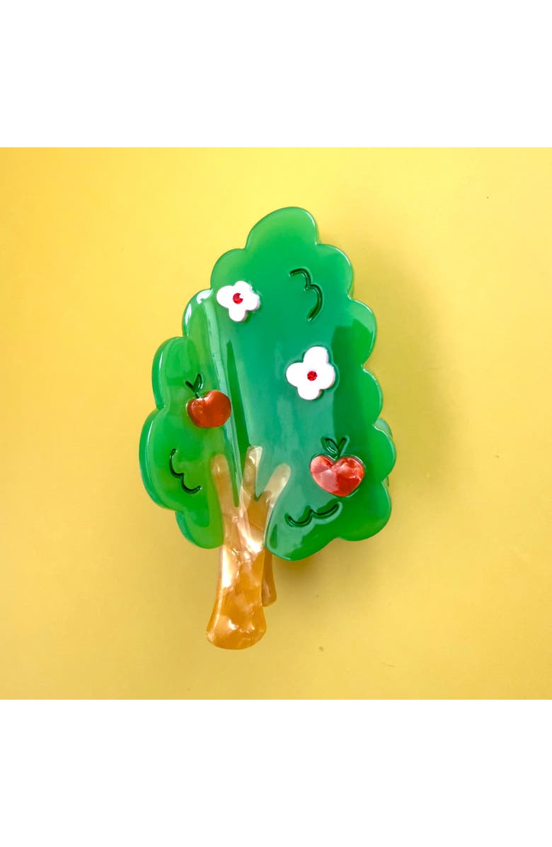 Centinelle Tree Hair Claw, Alternate, color, Green