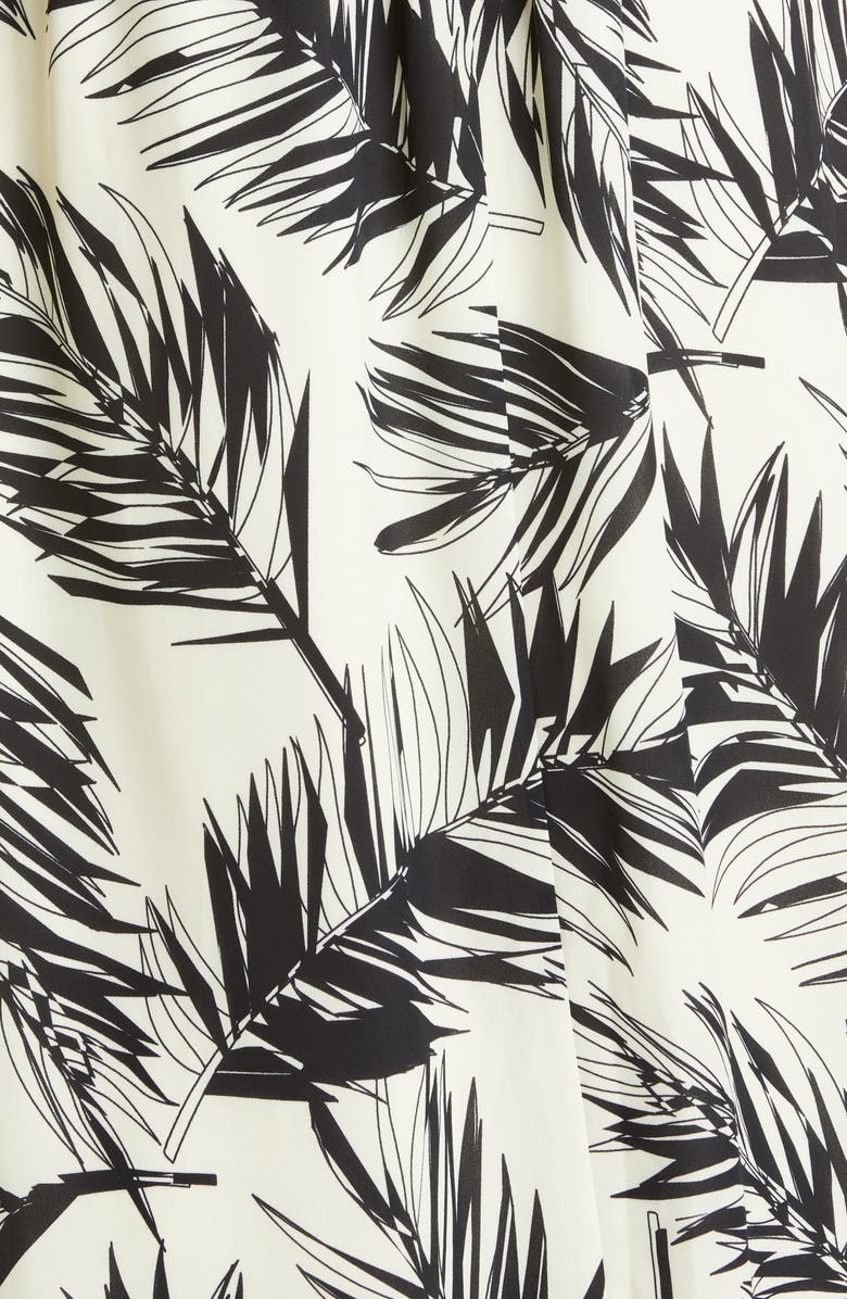 Toccin Palm Print Maxi Dress, Alternate, color,
