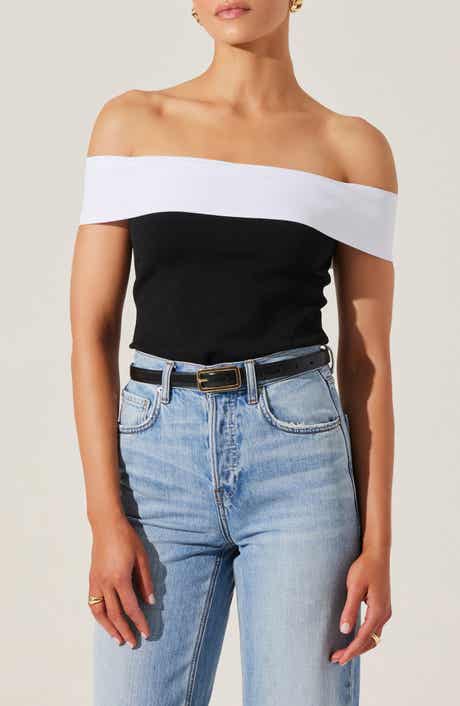 ASTR the Label Rochelle Off the Shoulder Sweater