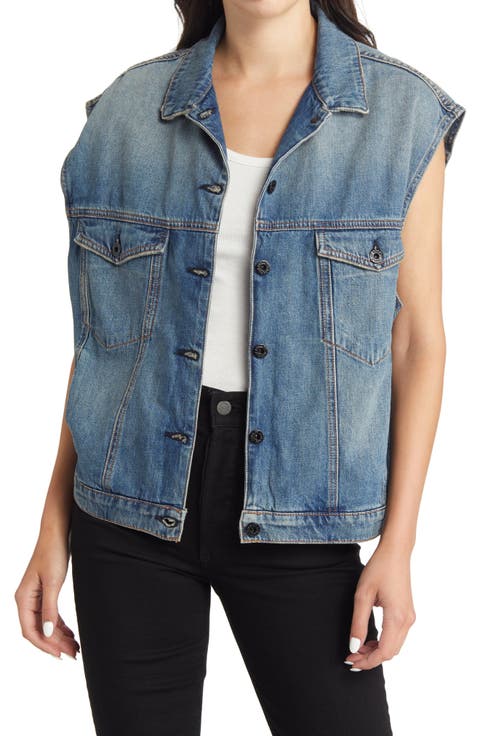 Oversize Denim Vest