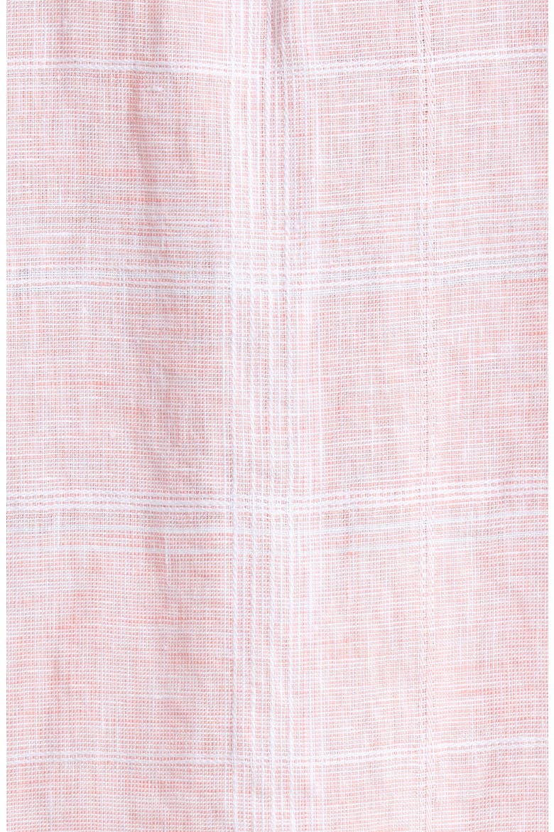Paradiso Plaid Button-Up Shirt, Alternate, color, PASSION PEACH