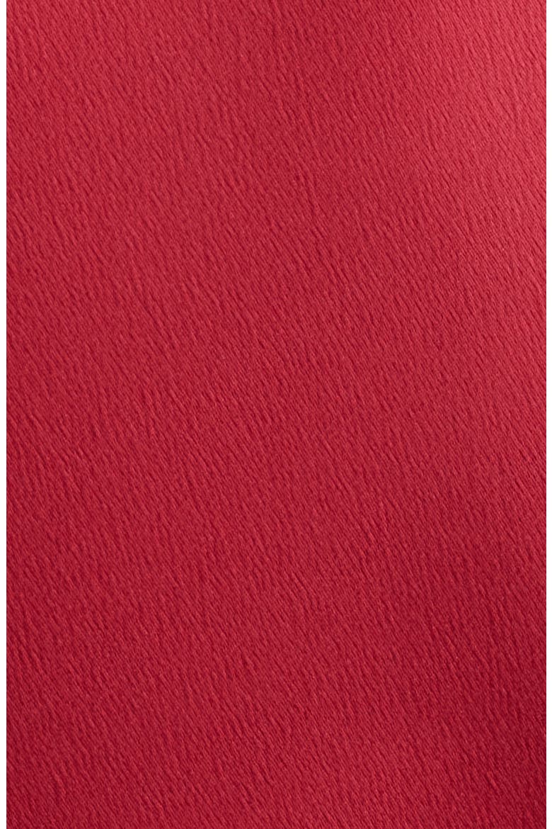 Crêpe de Chine Mock Neck Sleeveless Top, Alternate, color, SCARLET RED