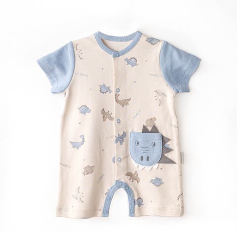 Dinosaur Sleeve Romper (Baby)
