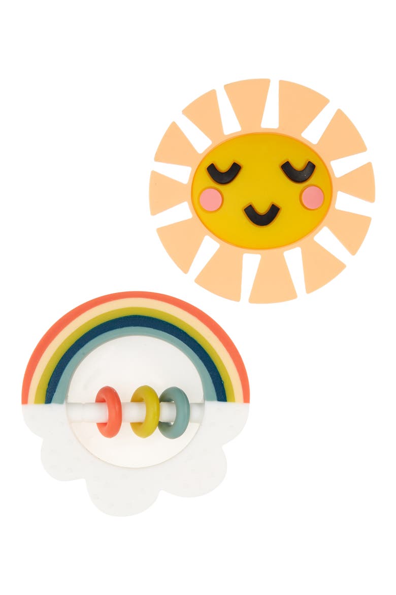 Little Rainbow Teether Toy Set, Main, color, MULTI