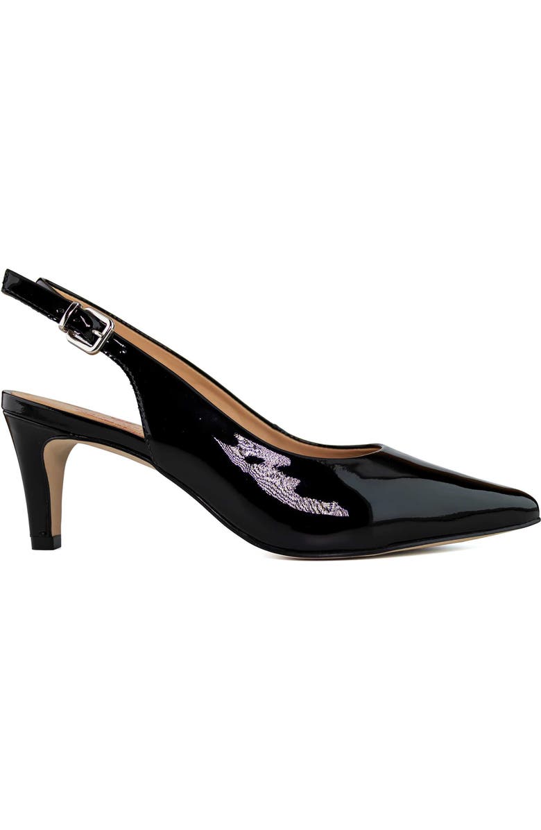 Marc Joseph New York Juliana Patent Leather Slingback Pump, Alternate, color,