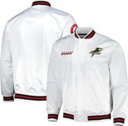 Mitchell & Ness Men's Mitchell & Ness White Dallas Burn City Full-Snap Satin Jacket