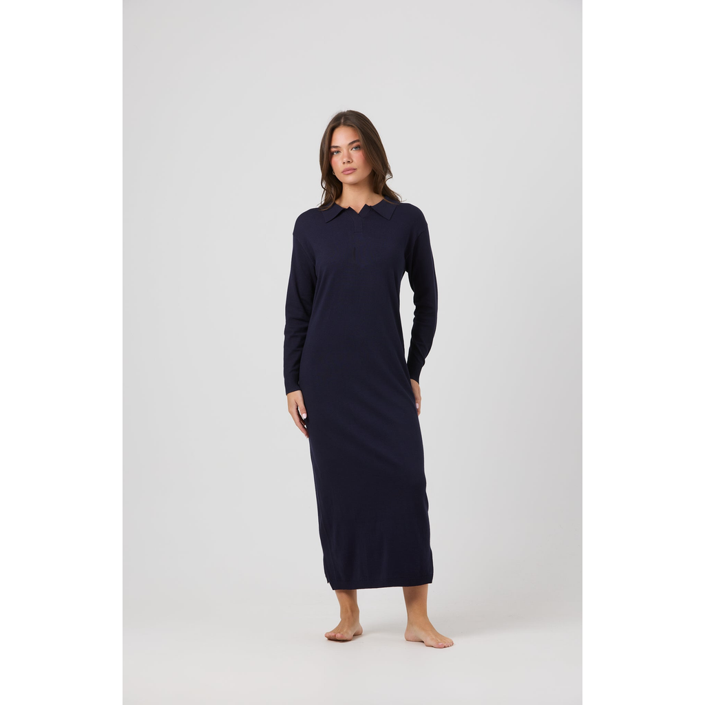 By Tess Collection Aimee Dress In Blue