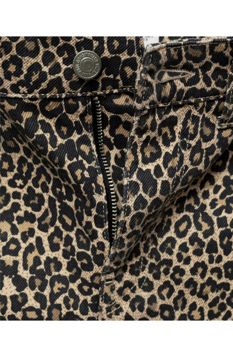 Mango Leopard Print Jeans Nordstrom