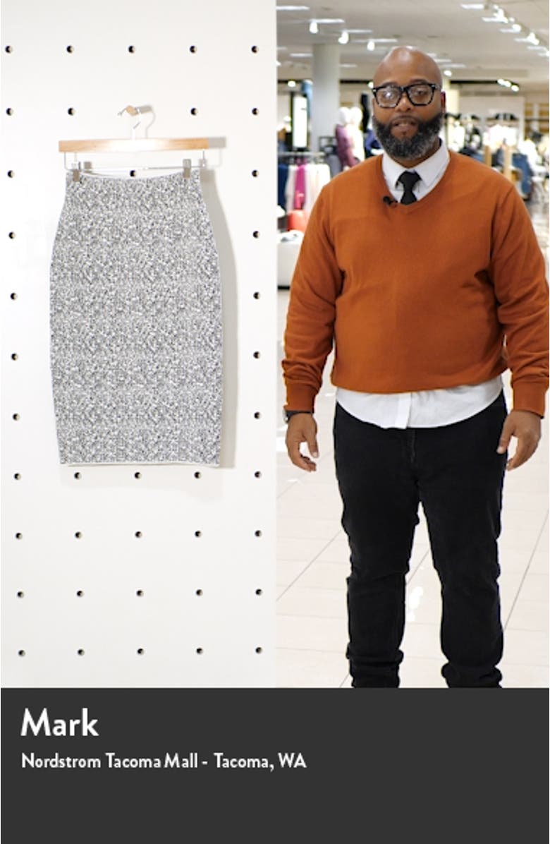 Fucille Knit Midi Pencil Skirt, sales video thumbnail