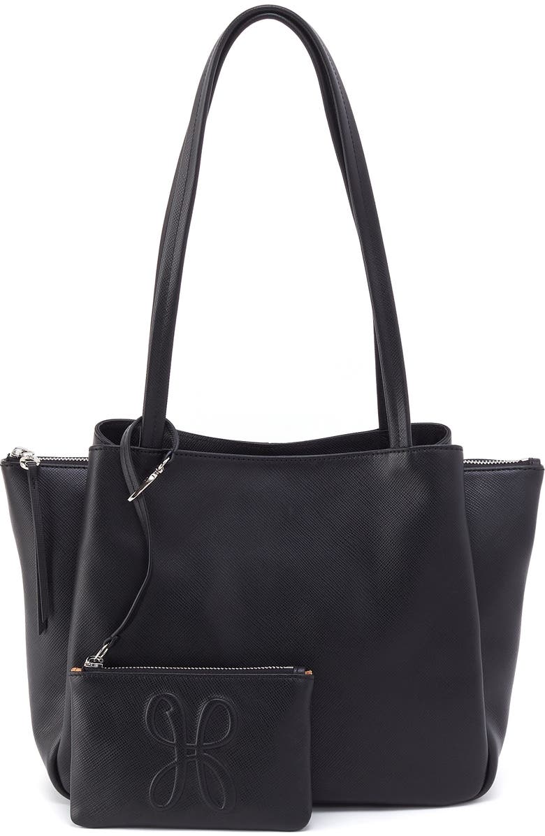 HOBO Medium Essential Leather Tote, Main, color,
