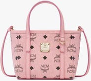 MCM Toni Top-Zip Shopper in Visetos