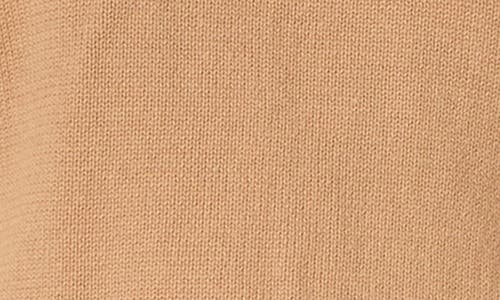 English Factory Stitch Detail Relaxed Fit Cotton Sweater In Brown