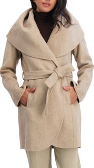 Tahari Marilyn Wool Blend Coat