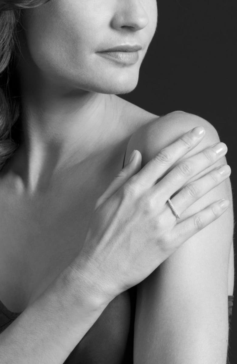 LAGOS 'Caviar Icon' Stacking Ring, Alternate, color, Silver