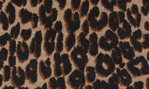 Reformation Nicola Leopard Print Jacquard Wool Skirt In Burgundy