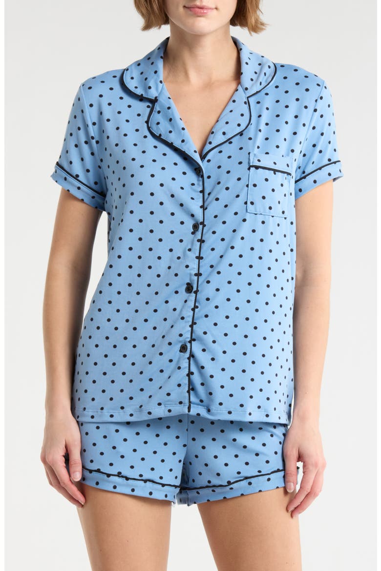 Dixie Short Pajamas, Main, color, NAVY DOT ON BLUE
