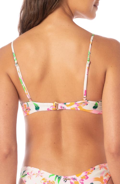 Maaji Irene Reversible Underwire Bikini Top In Light Beige