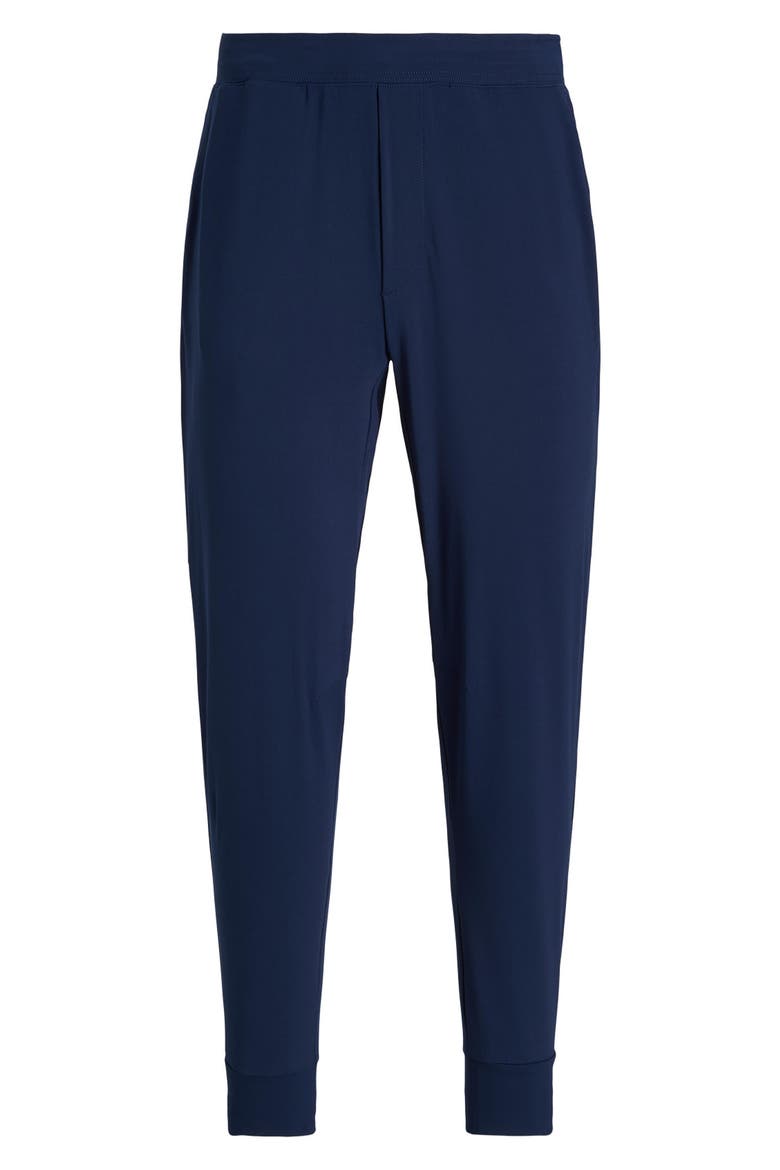 Wrap Tech Jersey Athletic Joggers, Alternate, color, REFINED NAVY