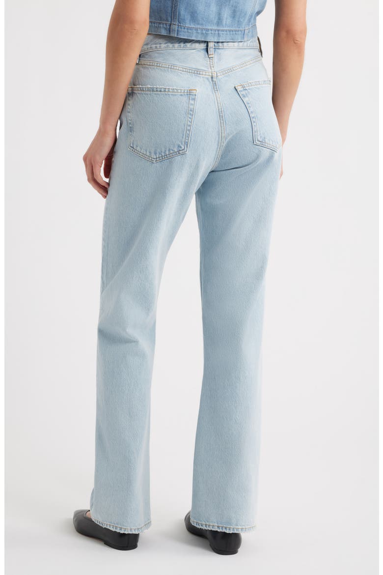 The Vertical High Waist Relaxed Straight Leg Jeans, Alternate, color, VANCOUVER