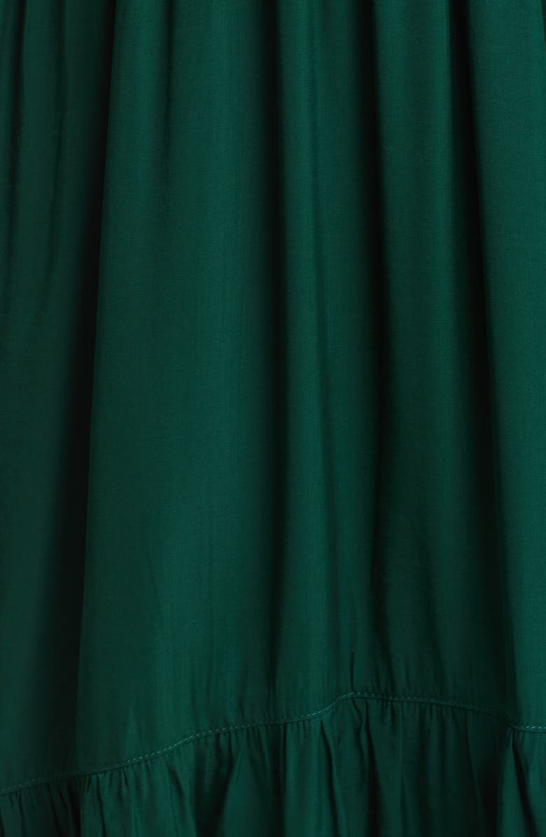 Angel Maternity Crossover Faux Wrap Maternity Maxi Dress, Alternate, color, Green