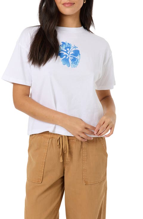 Aloha Hibiscus Hawaii Graphic T-Shirt