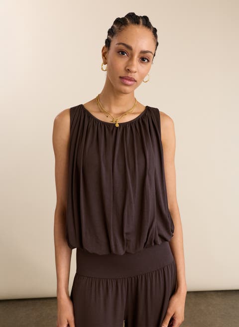 Eddy Bubble Hem Top