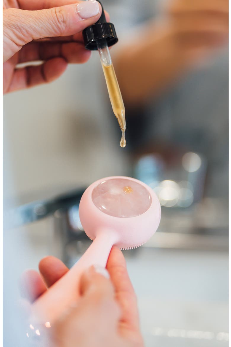 Pro Clean Rose Quartz Facial Cleansing Device $179 Value, Alternate, color, ROSE QUARTZ
