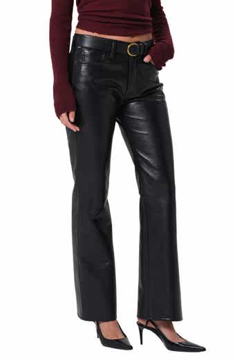 Genova Coated Low Rise Bootcut Jeans