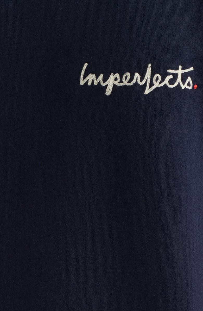 Imperfects Signature Crew Cotton Blend Fleece Sweatshirt, Alternate, color, Dark Navy