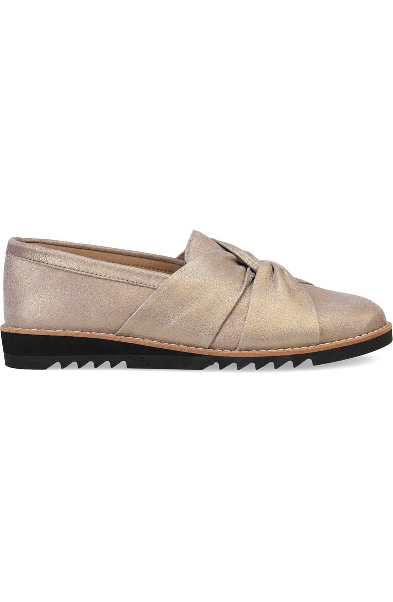 Eileen Fisher Enna Twisted Loafer, Alternate, color, Platinum