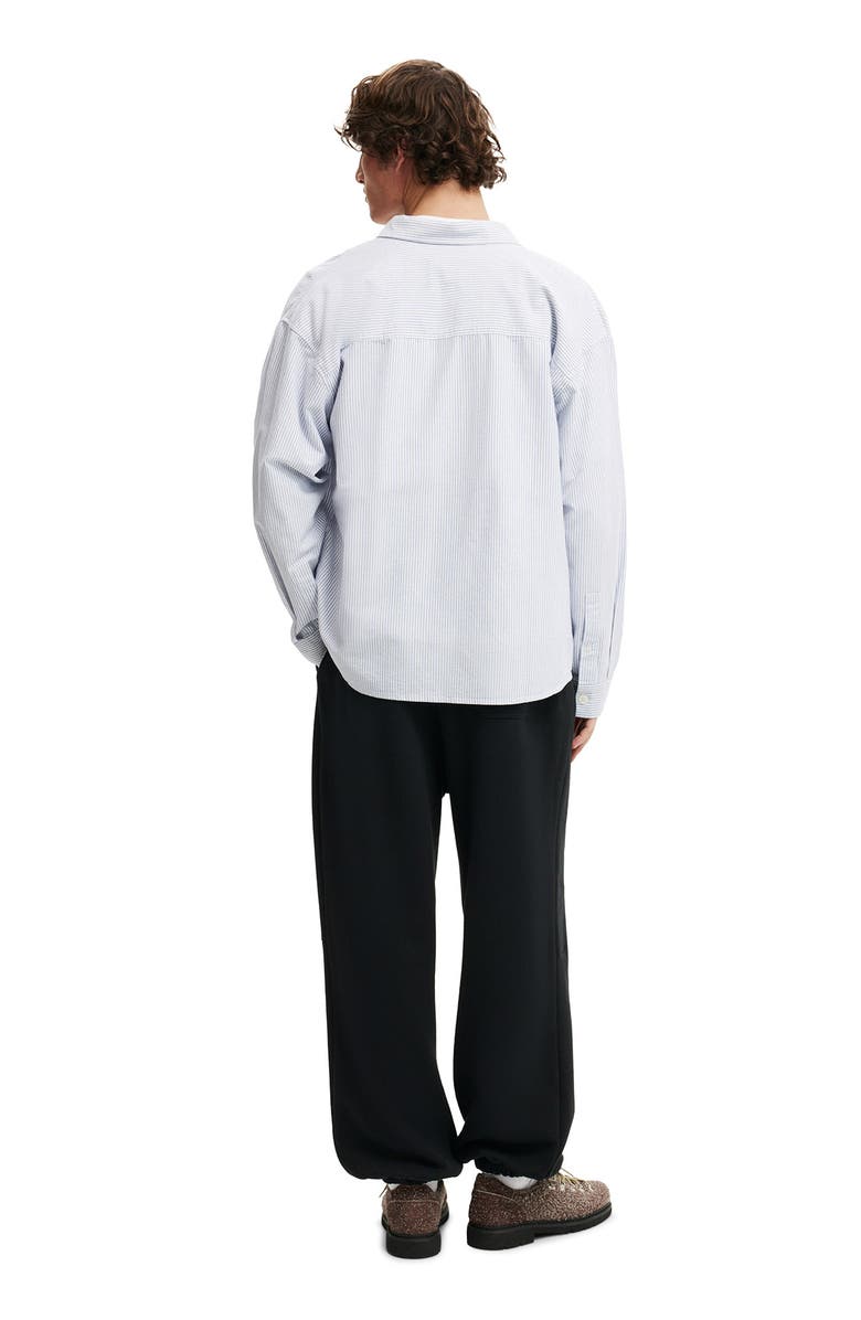 Cotton On Men's Super Baggy Cuffed Track Pant, Alternate, color, Black